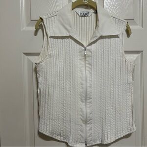 Ravel Sleeveless White Top